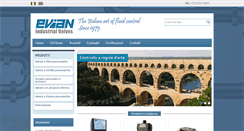 Desktop Screenshot of evian.it